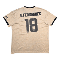 2019/20 Manchester United Away Football Shirt (2XL) Adidas 18 Fernandes - Football Finery - FF303424