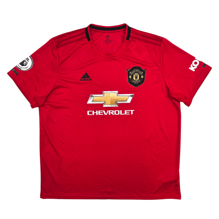 2019/20 Manchester United Home Football Shirt (2XL) Adidas 18 B.Fernandes - Football Finery - FF304304