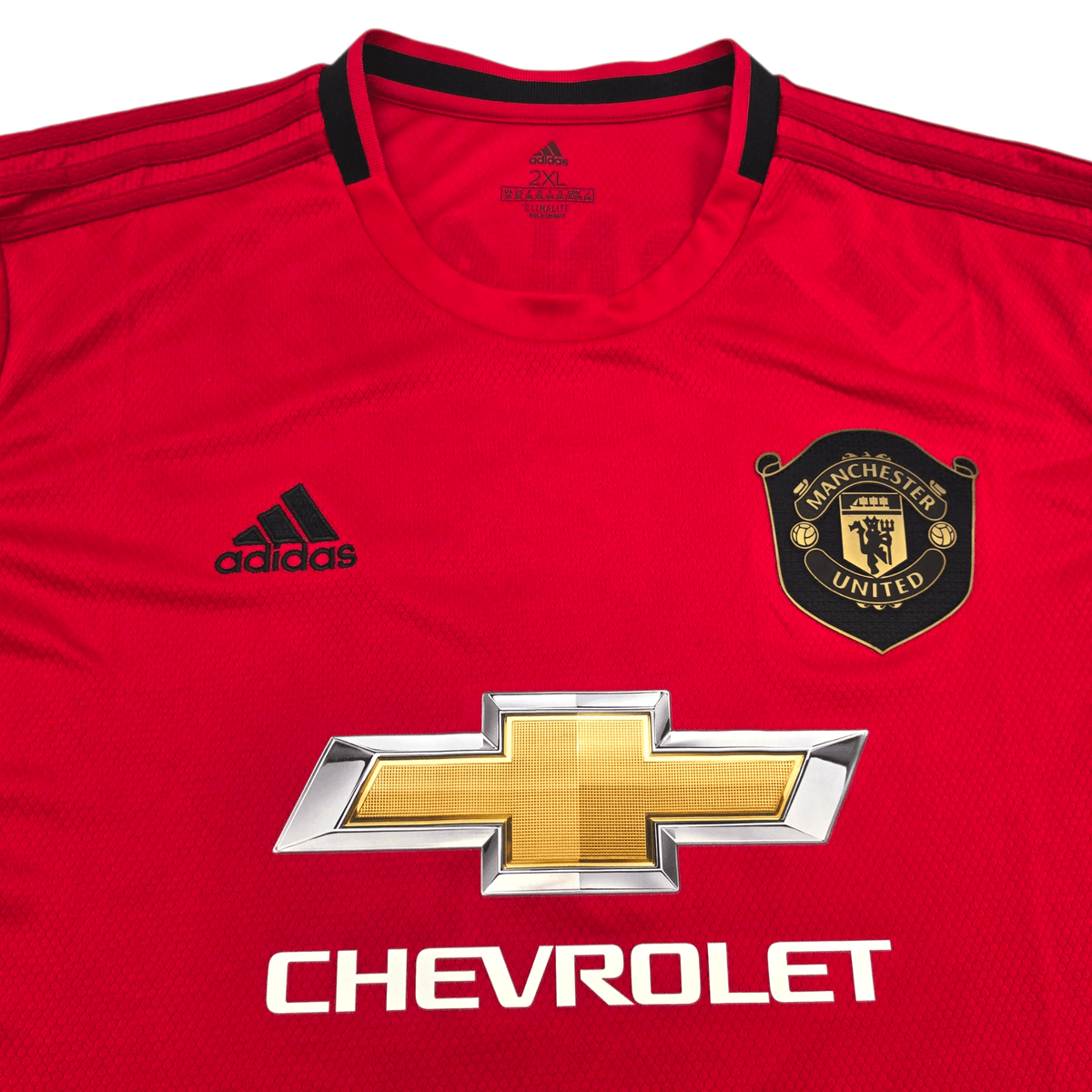 2019/20 Manchester United Home Football Shirt (2XL) Adidas 18 B.Fernandes - Football Finery - FF304304