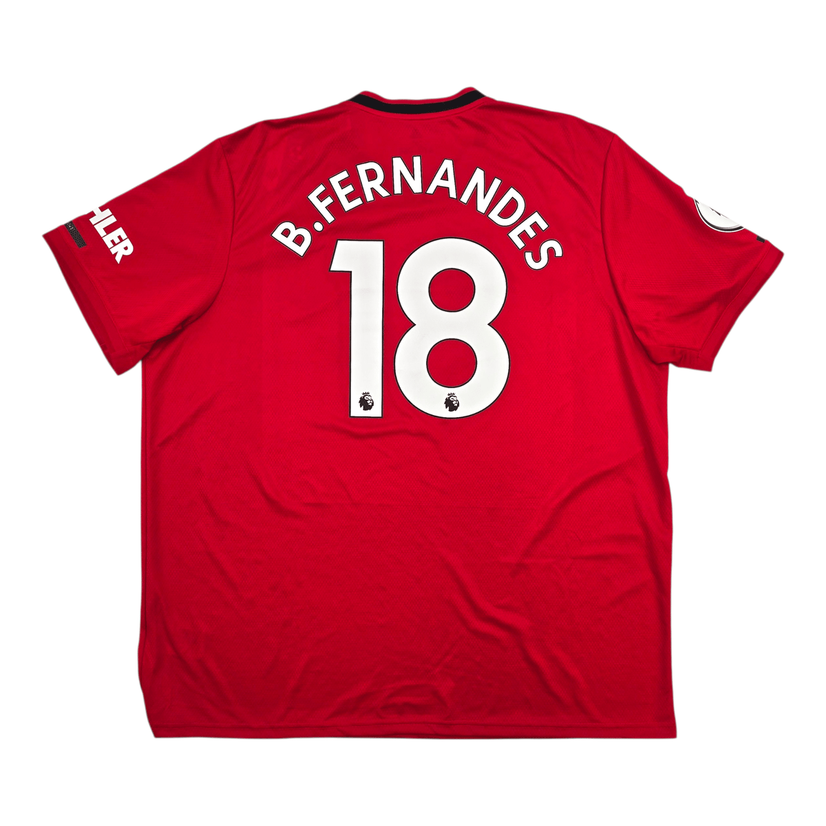 2019/20 Manchester United Home Football Shirt (2XL) Adidas 18 B.Fernandes - Football Finery - FF304304