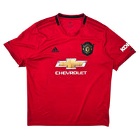 2019/20 Manchester United Home Football Shirt (XL) Adidas 10 Rashford - Football Finery - FF303972