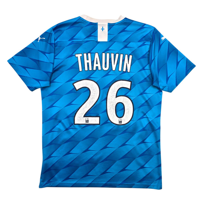 2019/20 Olympique Marseille Away Football Shirt (M) Puma #26 Thauvin - Football Finery - FF307531