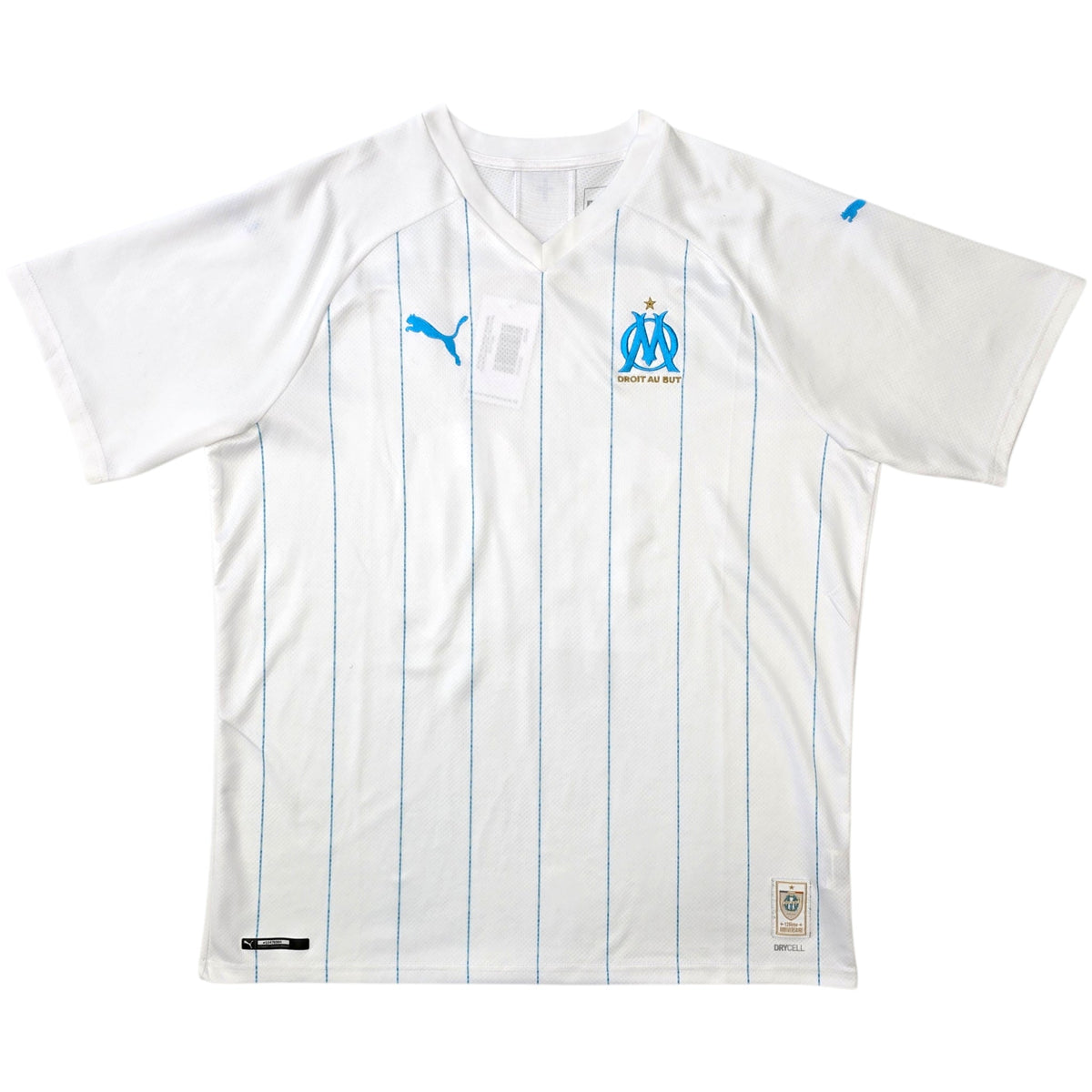 2019/20 Olympique Marseille Home Football Shirt (XL) Puma 10 Payet - Football Finery - FF305922