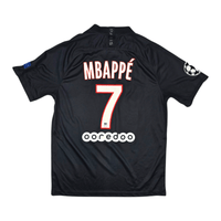 2019/20 PSG Fourth Football Shirt (L) Nike 7 Mbappe - Football Finery - FF302700