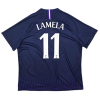 2019/20 Tottenham Hotspur Away Football Shirt (2XL) Nike 11 Lamela - Football Finery - FF304872