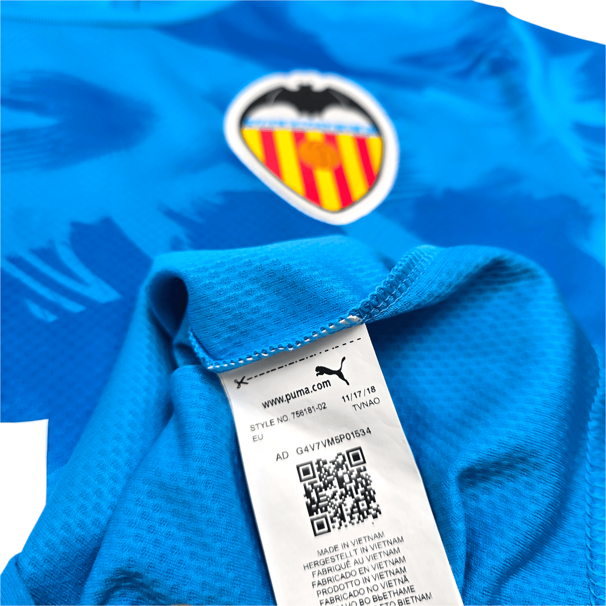 2019/20 Valencia Third Football Shirt (M) Puma 16 Kang In - Football Finery - FF303437