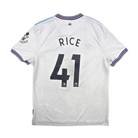 2019/20 West Ham United Away Football Shirt (XL) Umbro #41 Rice - Football Finery - FF300450