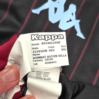 2020/21 Aston Villa Away Football Shirt (2XL) Kappa - Football Finery - FF305404