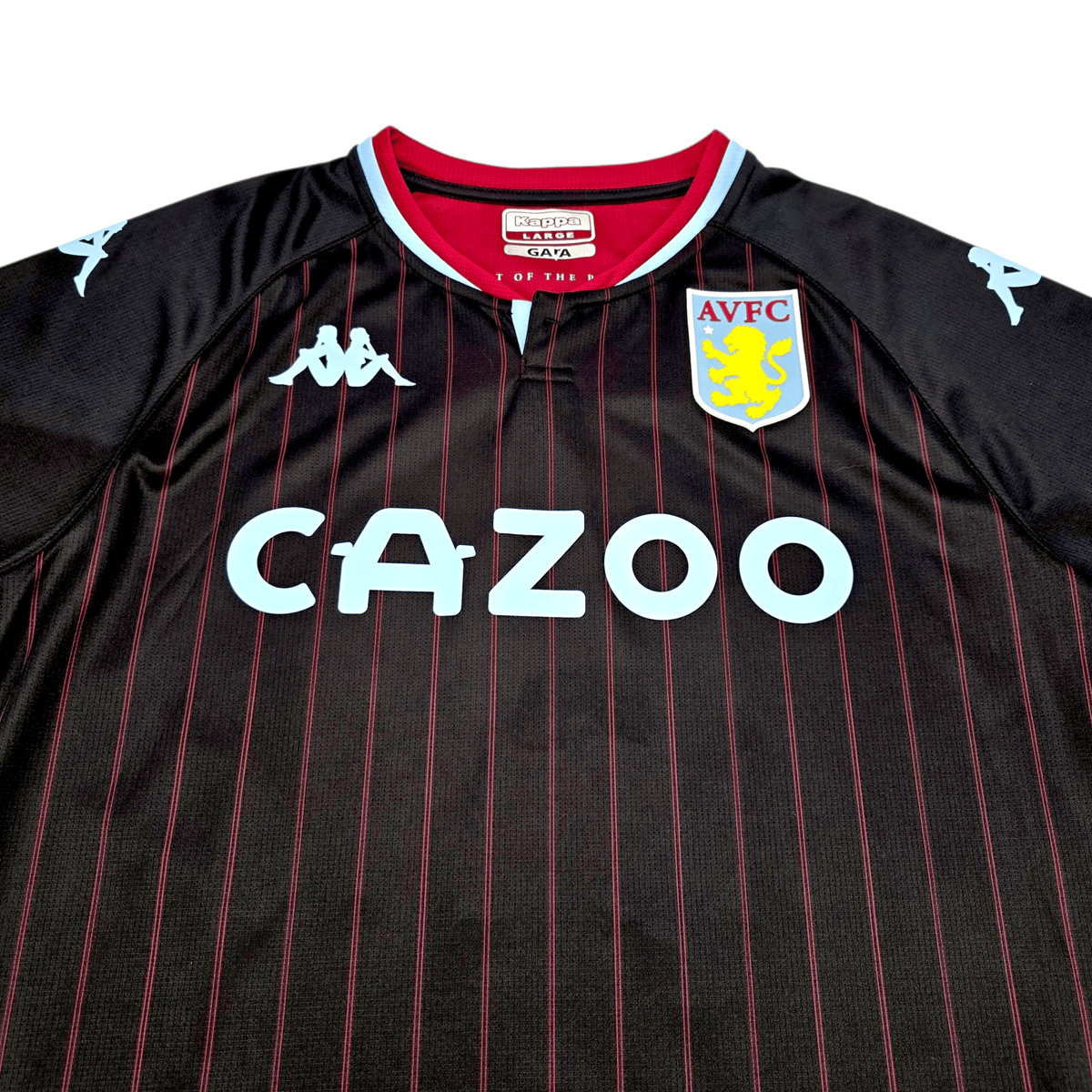 2020/21 Aston Villa Away Football Shirt (L) Kappa 10 Grealish - Football Finery - FF302124
