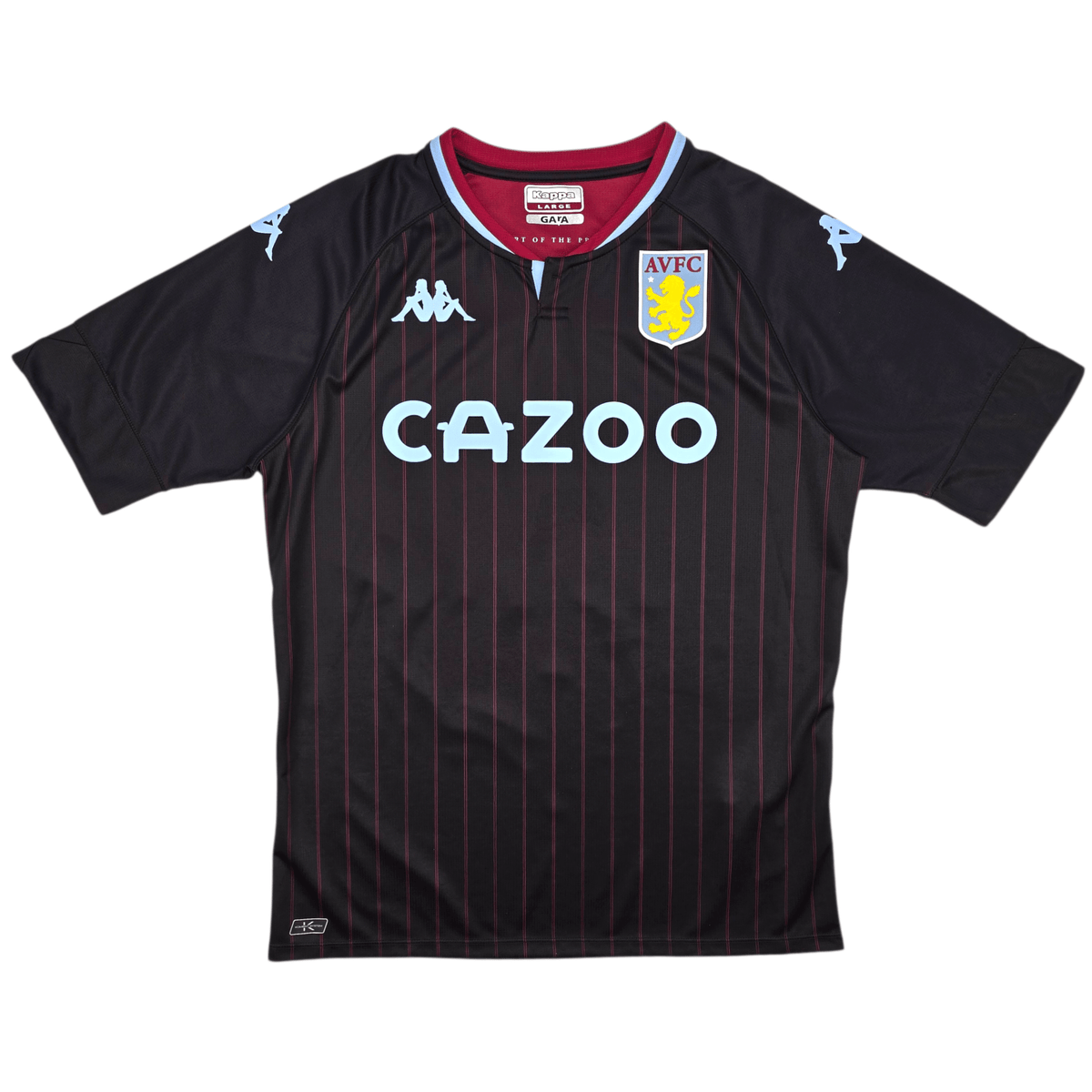 2020/21 Aston Villa Away Football Shirt (L) Kappa 10 Grealish - Football Finery - FF302124