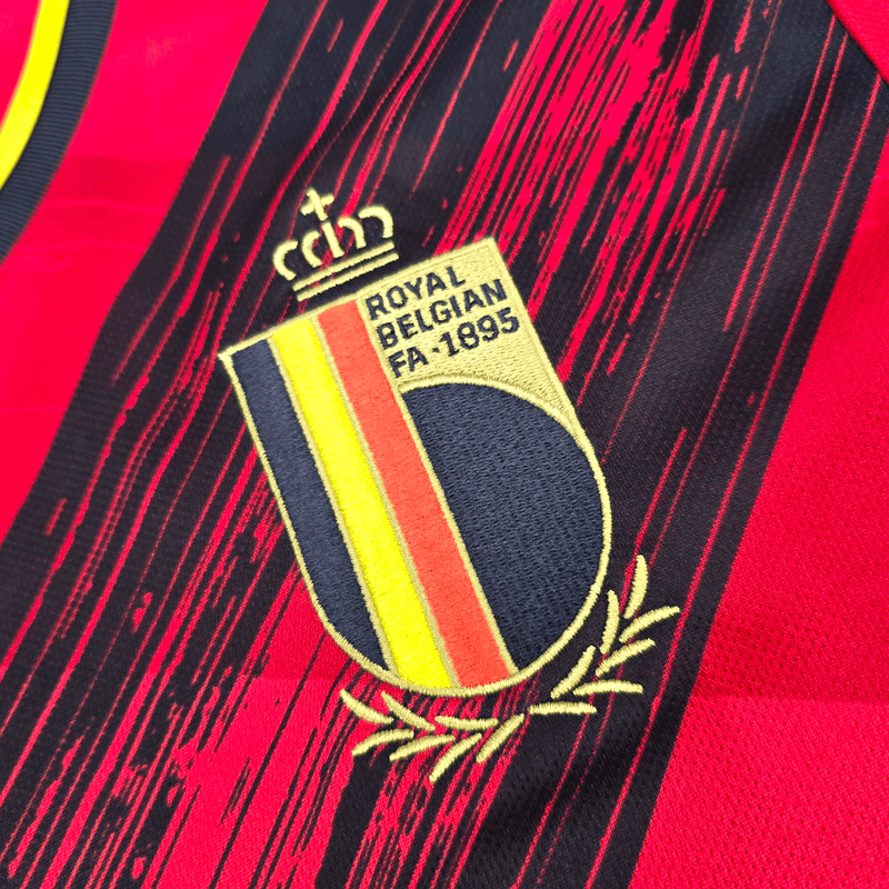 2020/21 Belgium Home Football Shirt (M) Adidas 10 Hazard - Football Finery - FF301831