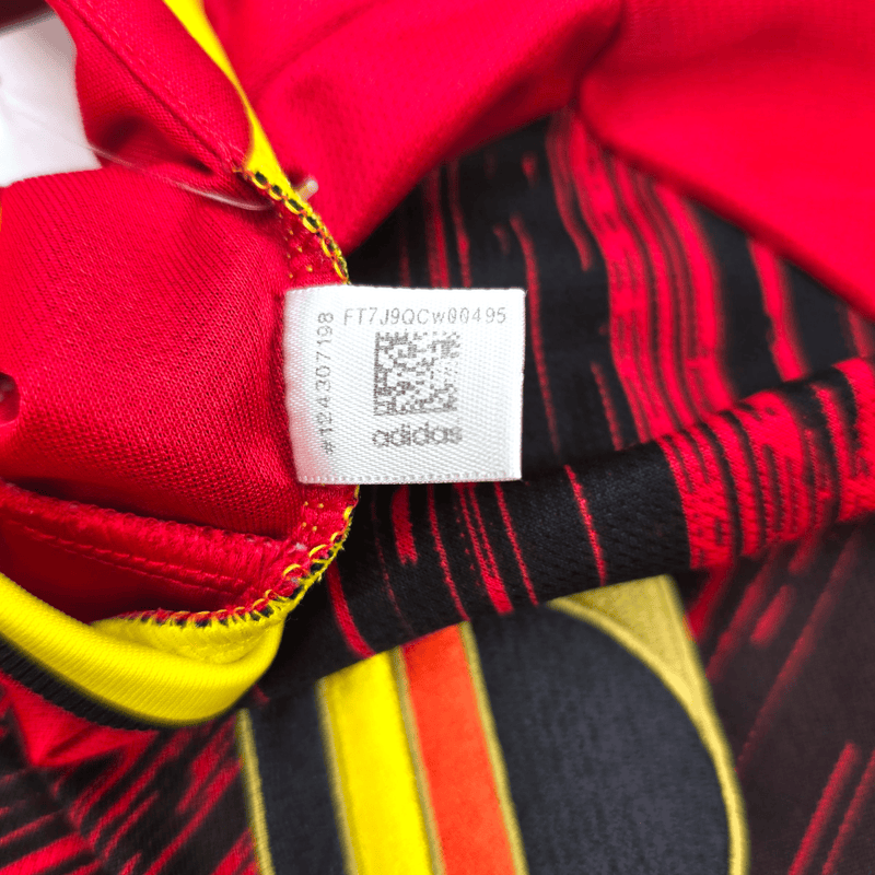 2020/21 Belgium Home Football Shirt (M) Adidas 10 Hazard - Football Finery - FF301831