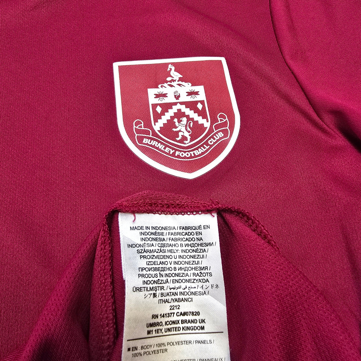 2020/21 Burnley Training Shirt (S) Umbro - Football Finery - FF305410