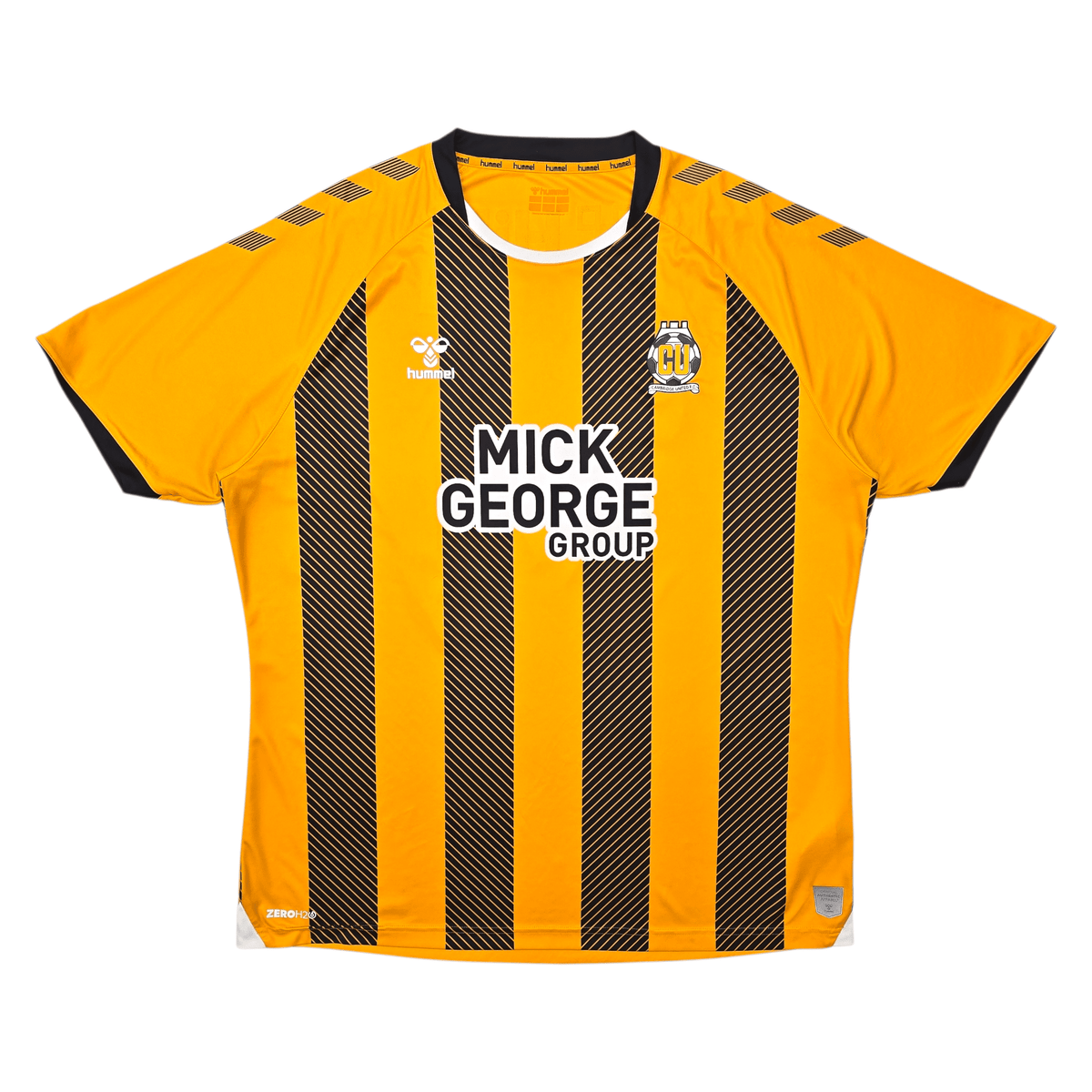 2020/21 Cambridge United Home Football Shirt (2XL) Hummel 14 Hoolahan - Football Finery - FF303472