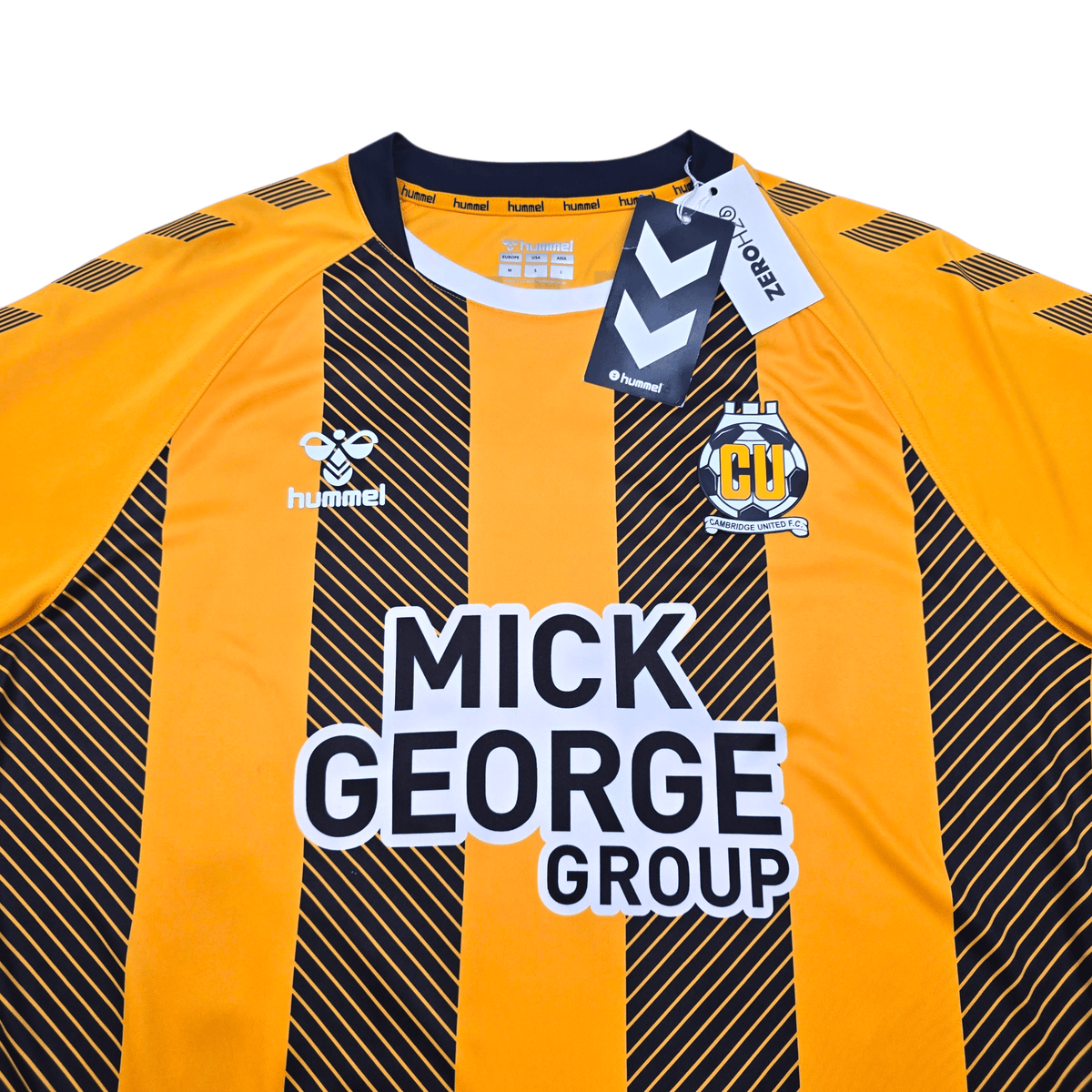 2020/21 Cambridge United Home Football Shirt (M) Hummel 20 Ironside (BNWTs) - Football Finery - FF303470