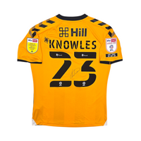 2020/21 Cambridge United Home Football Shirt (M) Hummel 23 Knowles (Matchworn / Signed) - Football Finery - FF303756