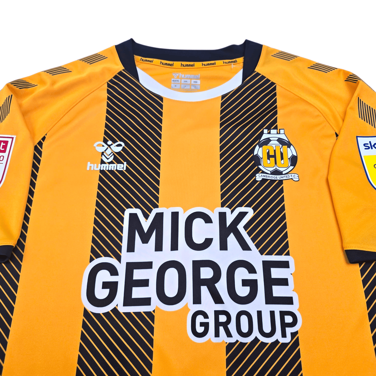 2020/21 Cambridge United Home Football Shirt (M) Hummel 23 Knowles (Matchworn / Signed) - Football Finery - FF303756