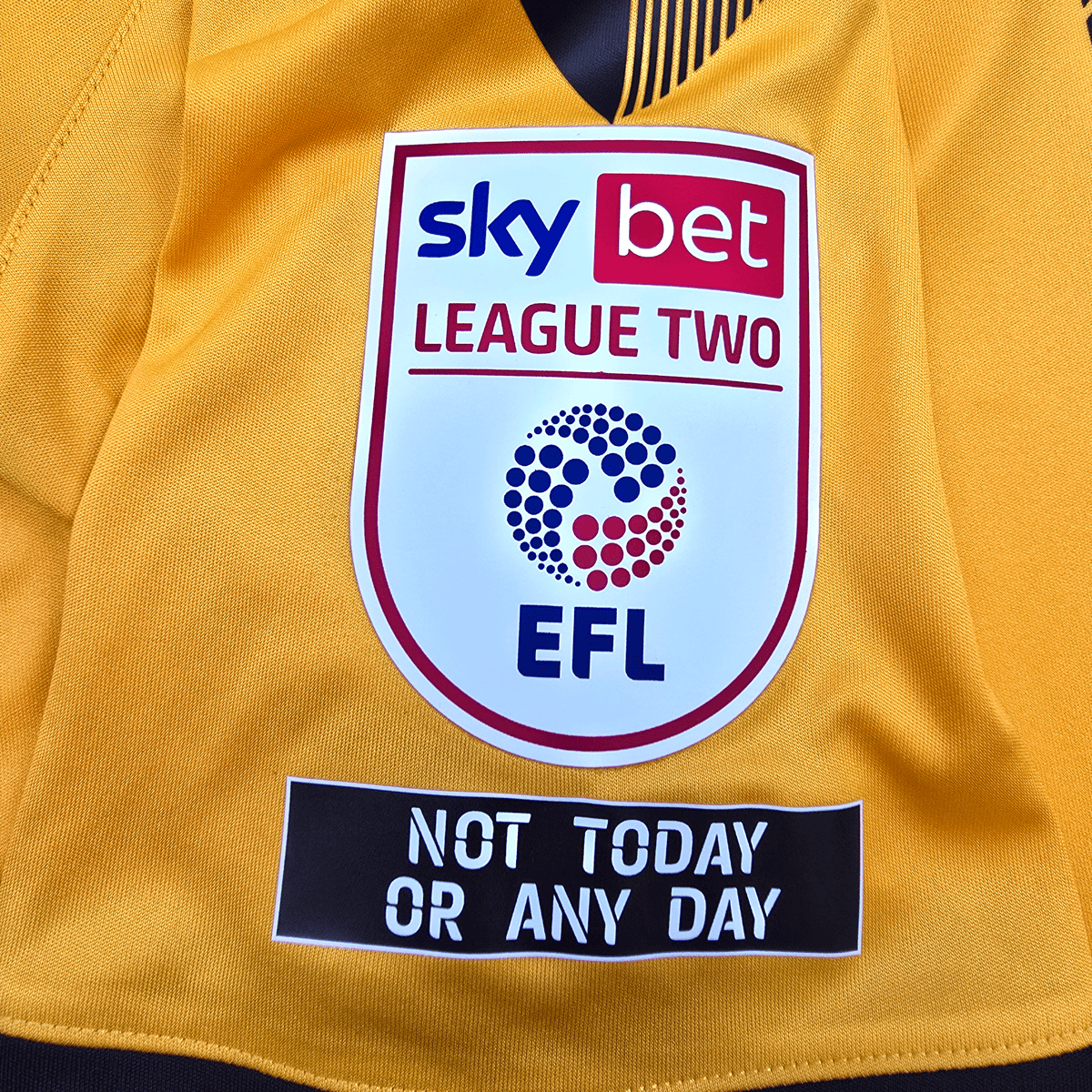 2020/21 Cambridge United Home Football Shirt (S) Hummel 10 Mullin - Football Finery - FF303957