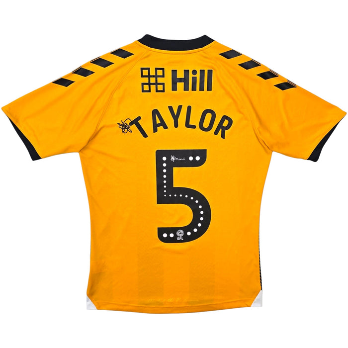 2020/21 Cambridge United Home Football Shirt (S) Hummel 5 Taylor - Football Finery - FF305551