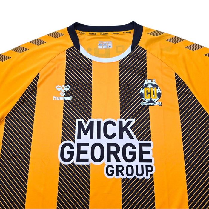 2020/21 Cambridge United Home Football Shirt (XL) Hummel - Football Finery - FF306268