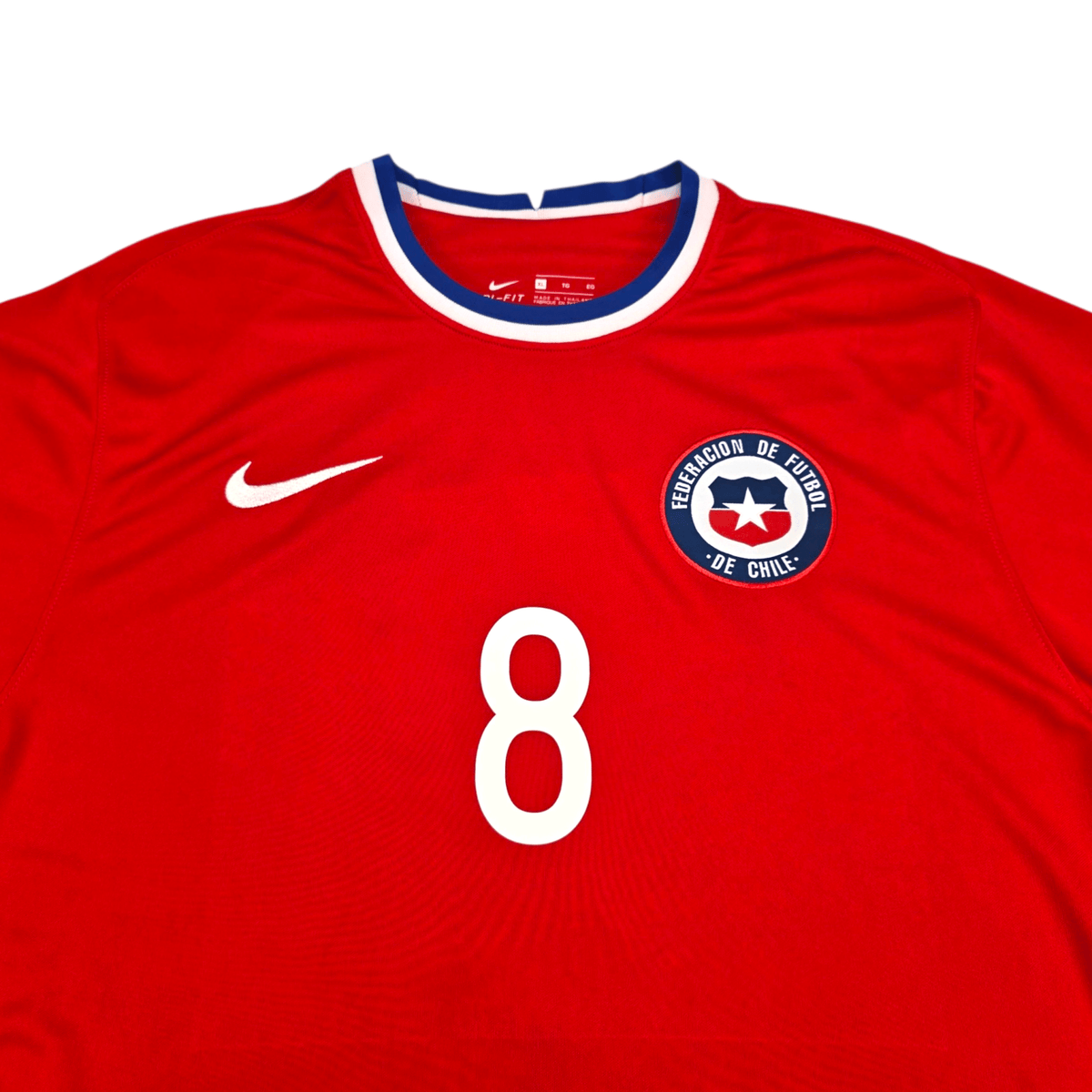 2020/21 Chile Home Football Shirt (XL) Nike 8 Vidal - Football Finery - FF302017