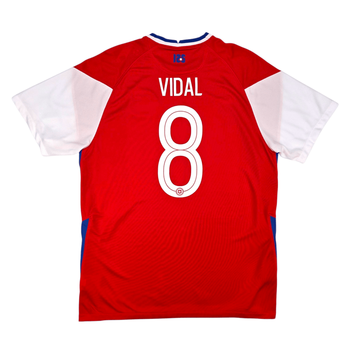 2020/21 Chile Home Football Shirt (XL) Nike 8 Vidal - Football Finery - FF302017
