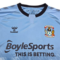 2020/21 Coventry City Home Football Shirt (M) Hummel - Football Finery - FF305417