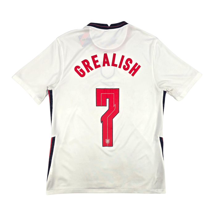 2020/21 England Home Football Shirt (M) Nike 7 Grealish - Football Finery - FF302770