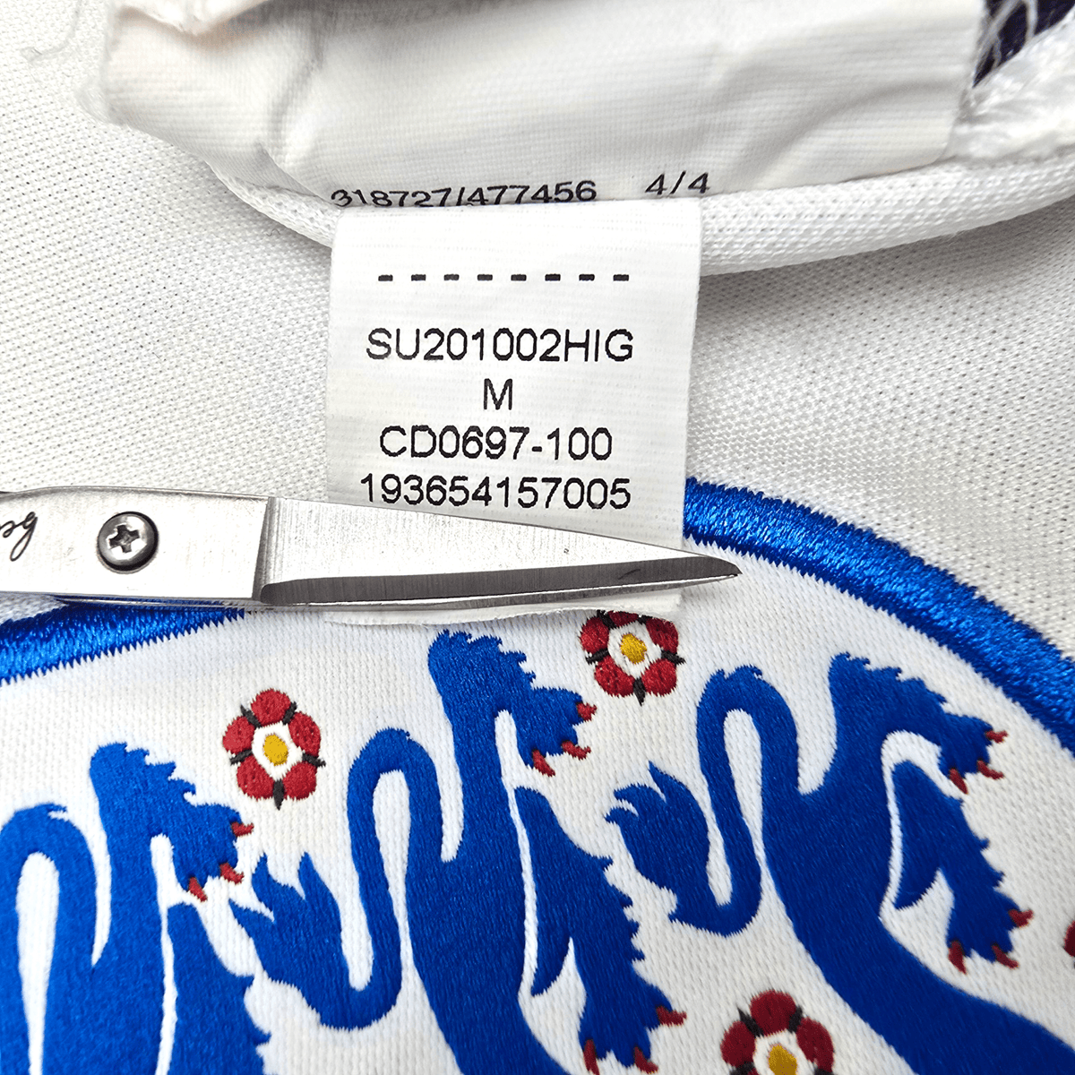 2020/21 England Home Football Shirt (M) Nike 7 Grealish - Football Finery - FF302770