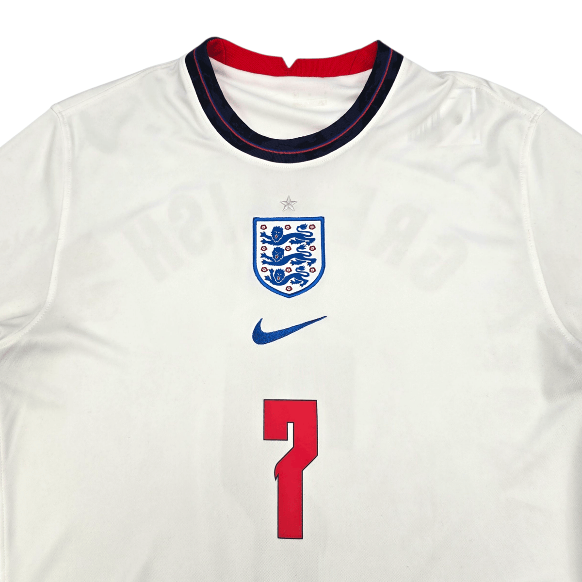 2020/21 England Home Football Shirt (M) Nike 7 Grealish - Football Finery - FF302770