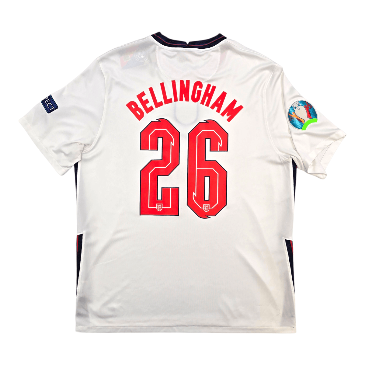 2020/21 England Home Football Shirt (XL) Nike 26 Bellingham - Football Finery - FF303927