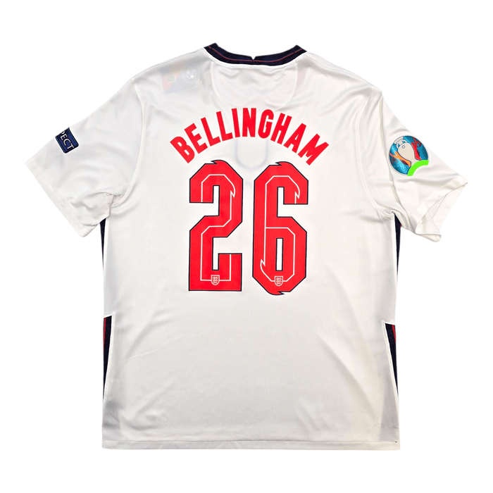 2020/21 England Home Football Shirt (XL) Nike 26 Bellingham - Football Finery - FF303927