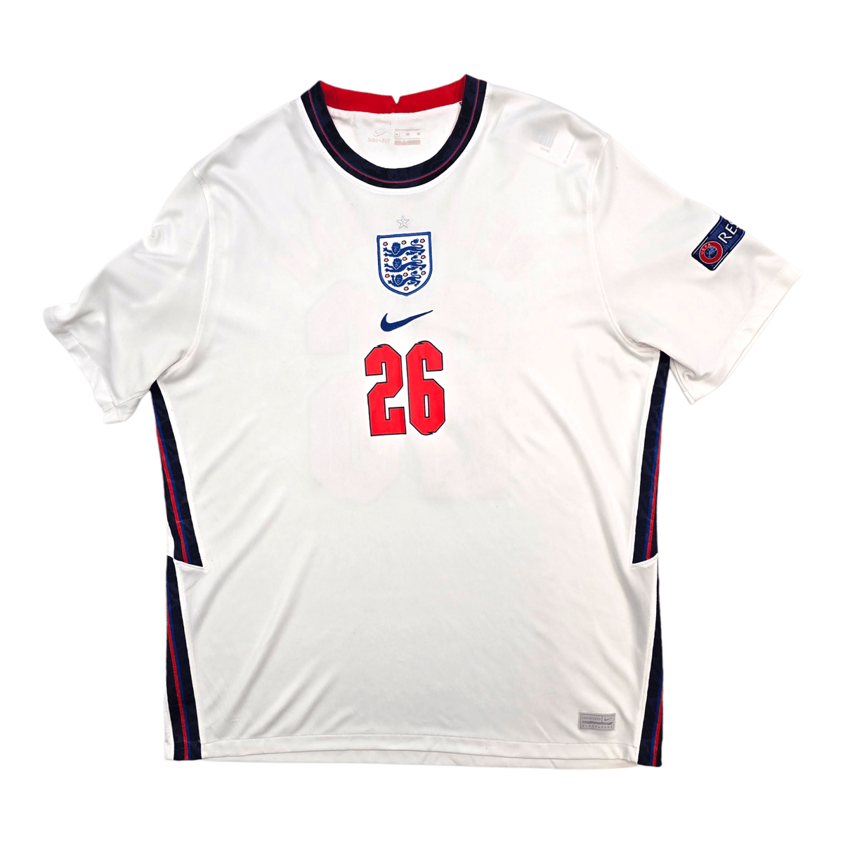 2020/21 England Home Football Shirt (XL) Nike 26 Bellingham - Football Finery - FF303927