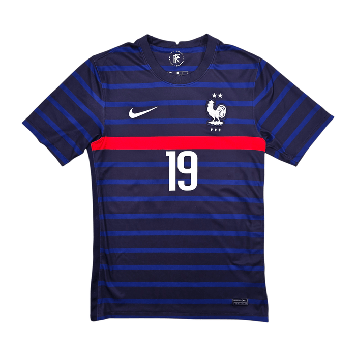 2020/21 France Home Football Shirt (S) Nike 19 Benzema - Football Finery - FF303853