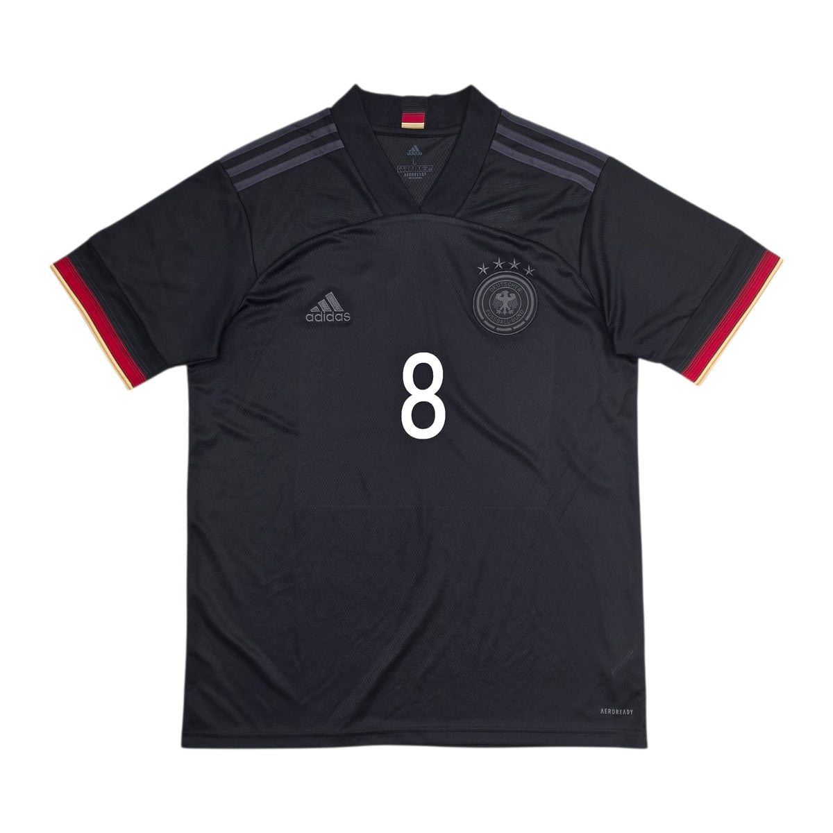 2020/21 Germany Away Football Shirt (L) Adidas 8 Kroos - Football Finery - FF303672