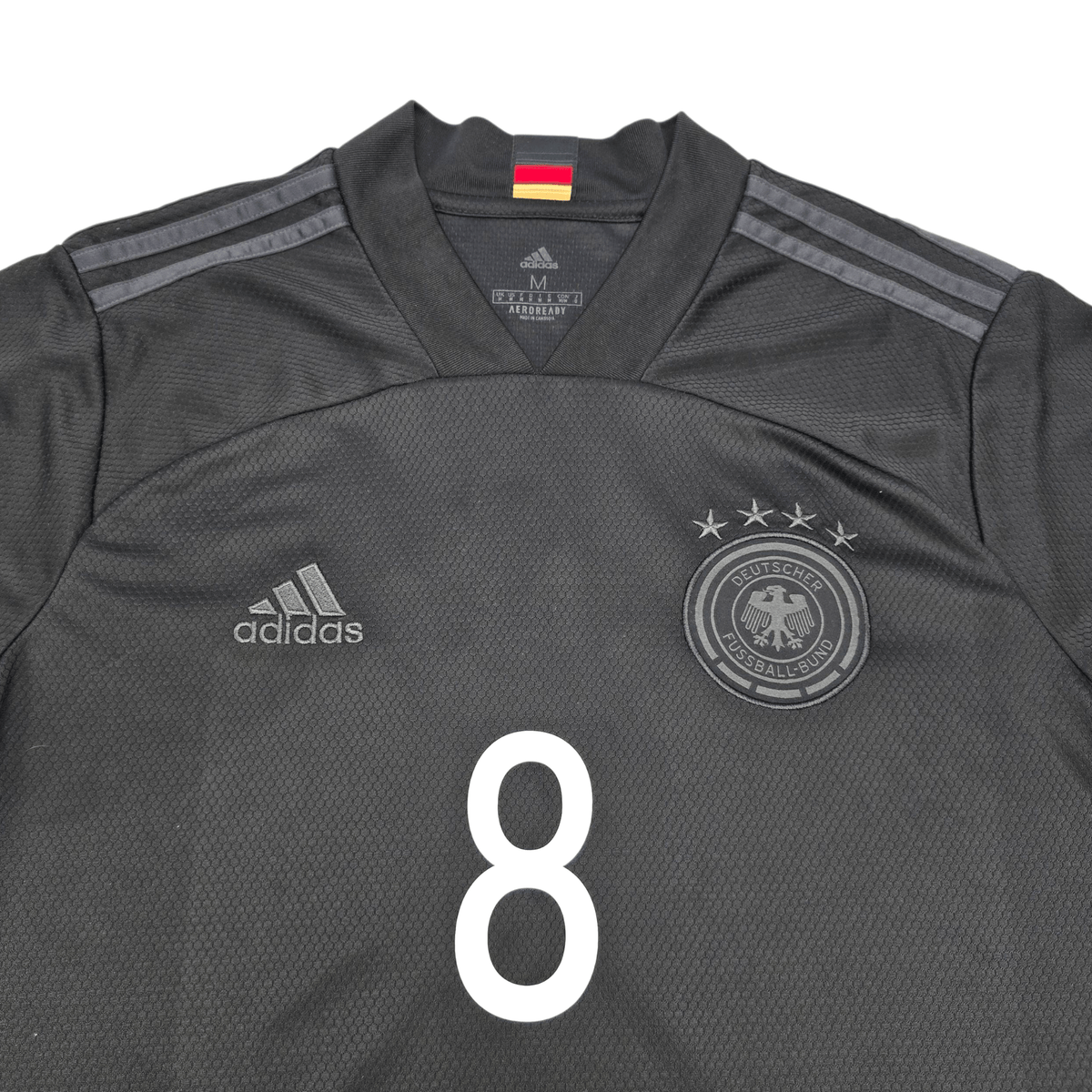 2020/21 Germany Away Football Shirt (M) Adidas 8 Kroos - Football Finery - FF301544
