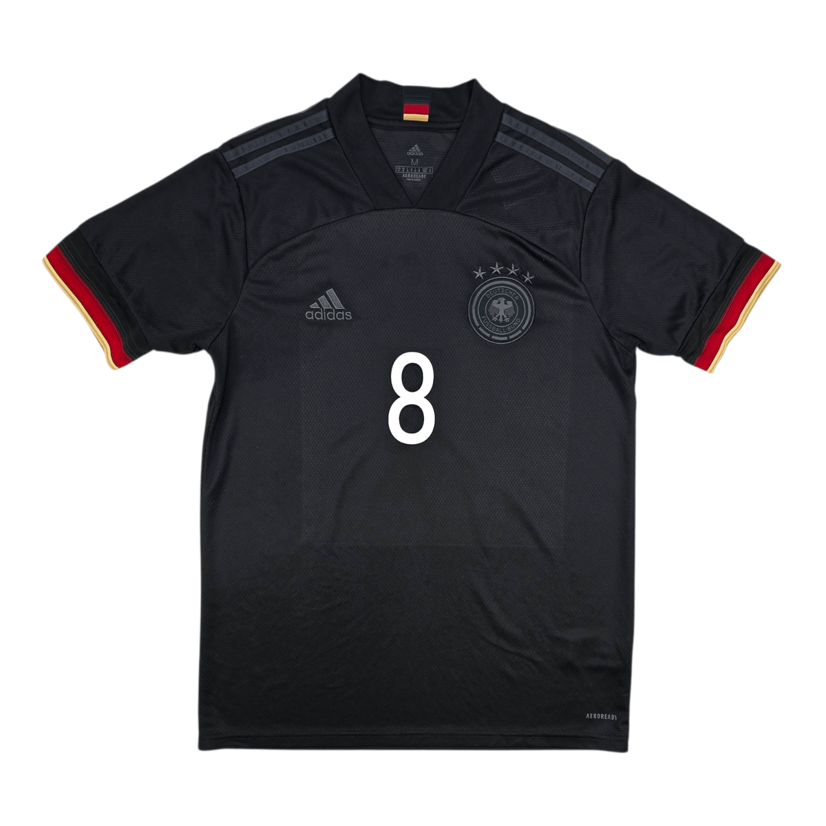2020/21 Germany Away Football Shirt (M) Adidas 8 Kroos - Football Finery - FF301544