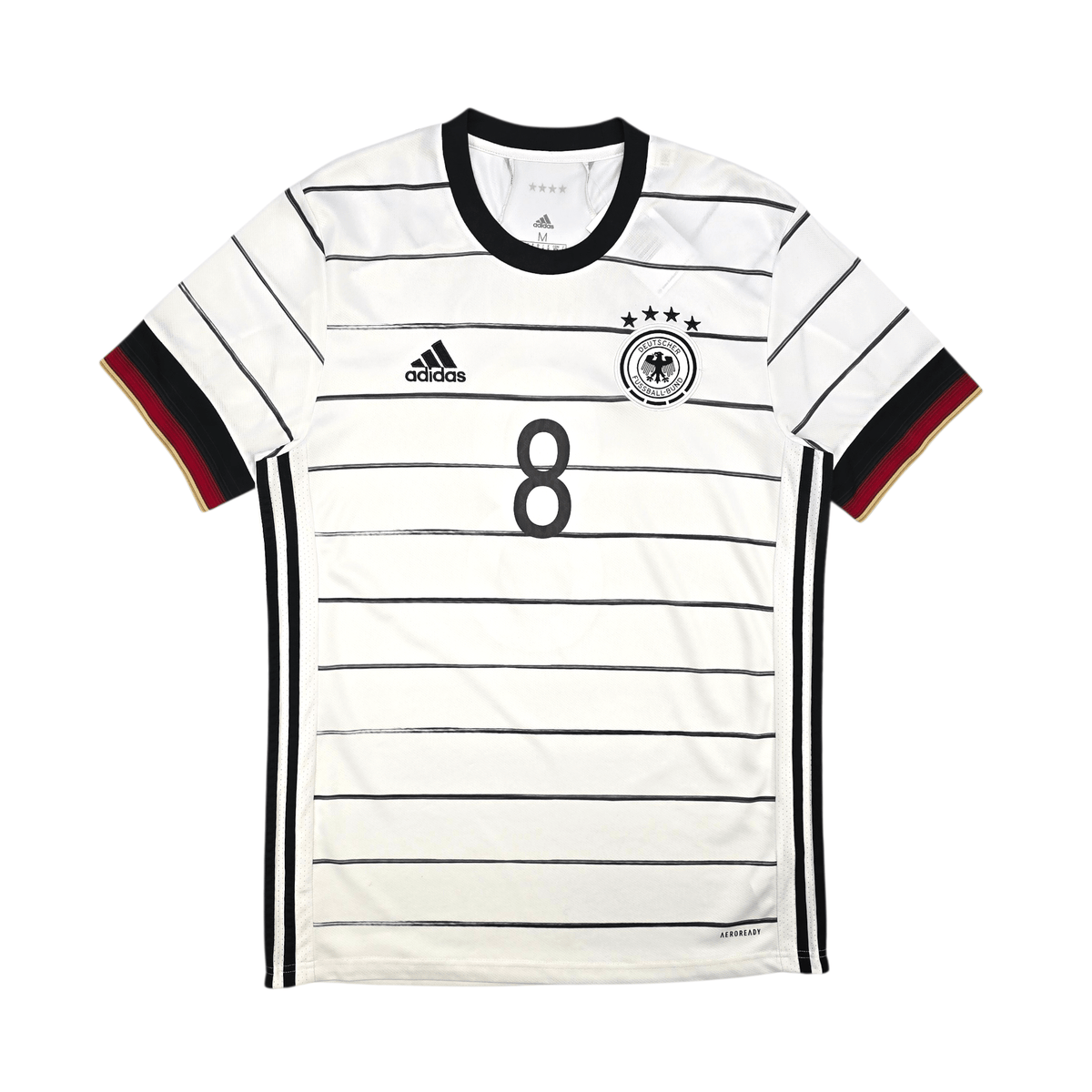 2020/21 Germany Home Football Shirt (M) Adidas 8 Kroos - Football Finery - FF301106