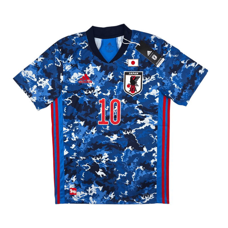2020/21 Japan Home Football Shirt (M) Adidas 10 Minamino (BNWTs) - Football Finery - FF302508