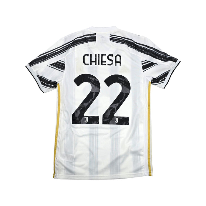 2020/21 Juventus Home Football Shirt (S) Adidas #22 Chiesa - Football Finery - FF203759