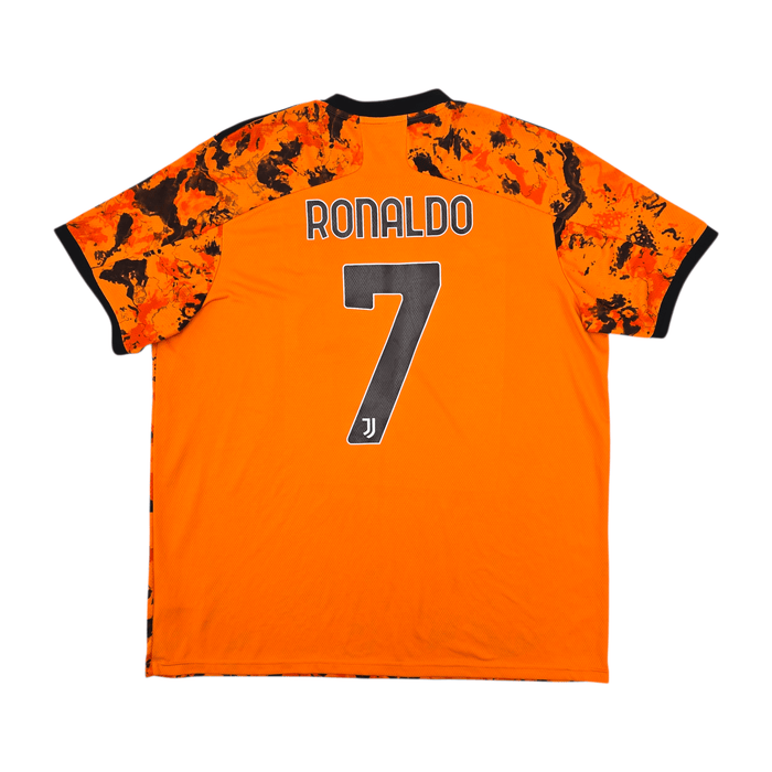 2020/21 Juventus Third Football Shirt (2XL) Adidas 7 Ronaldo - Football Finery - FF302683