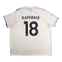 2020/21 Leeds United Home Football Shirt (3XL) Adidas 18 Raphinha - Football Finery - FF303308