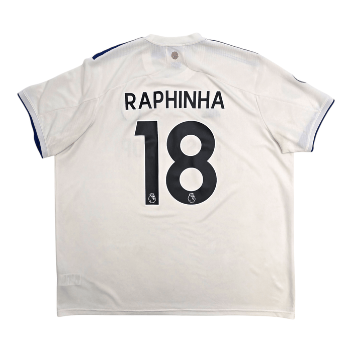2020/21 Leeds United Home Football Shirt (3XL) Adidas 18 Raphinha - Football Finery - FF303308