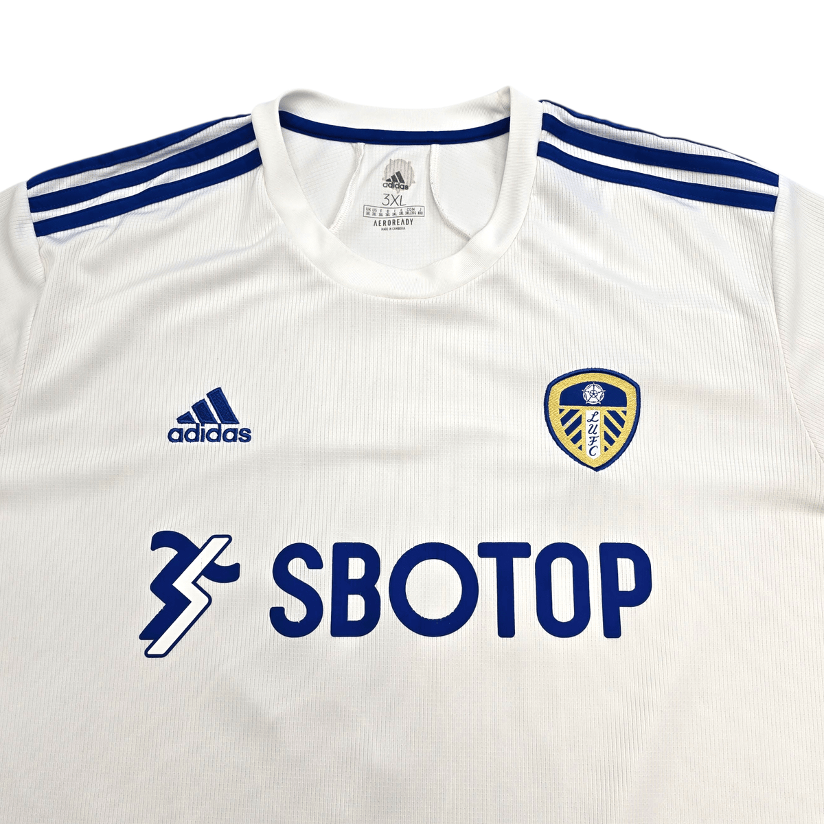 2020/21 Leeds United Home Football Shirt (3XL) Adidas 18 Raphinha - Football Finery - FF303308