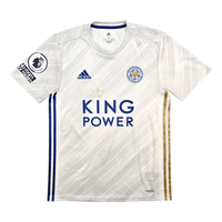2020/21 Leicester City Away Football Shirt (S) Adidas 9 Vardy - Football Finery - FF304597