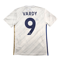 2020/21 Leicester City Away Football Shirt (S) Adidas 9 Vardy - Football Finery - FF304597