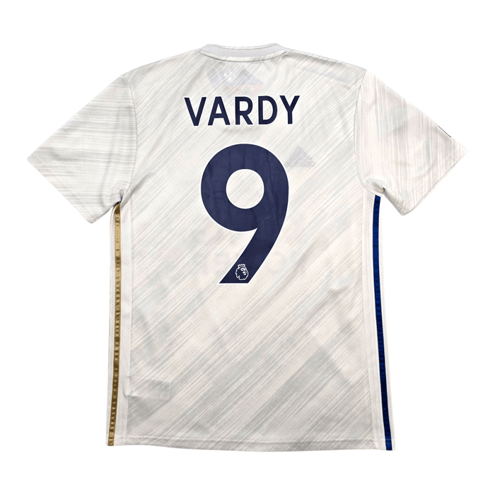 2020/21 Leicester City Away Football Shirt (S) Adidas 9 Vardy - Football Finery - FF304597