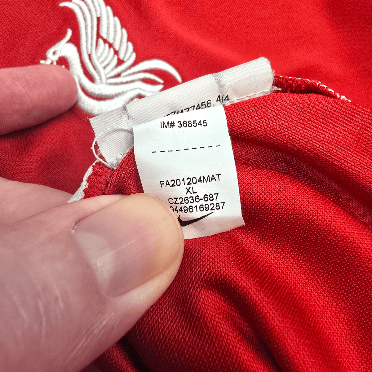 2020/21 Liverpool Home Football Shirt (XL) Nike 4 Virgil - Football Finery - FF303298