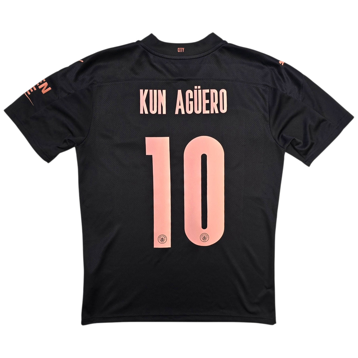 2020/21 Manchester City Away Football Shirt (S) Puma 10 Kun Aguero - Football Finery - FF303854