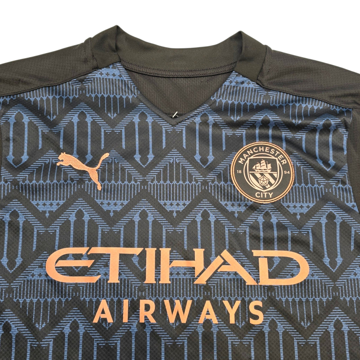 2020/21 Manchester City Away Football Shirt (S) Puma 10 Kun Aguero - Football Finery - FF303854